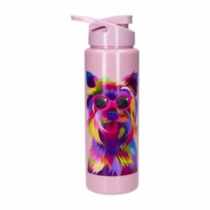 Botilito Tomatodo Diseño Perro Rosado BANDEIRANTE Unidad