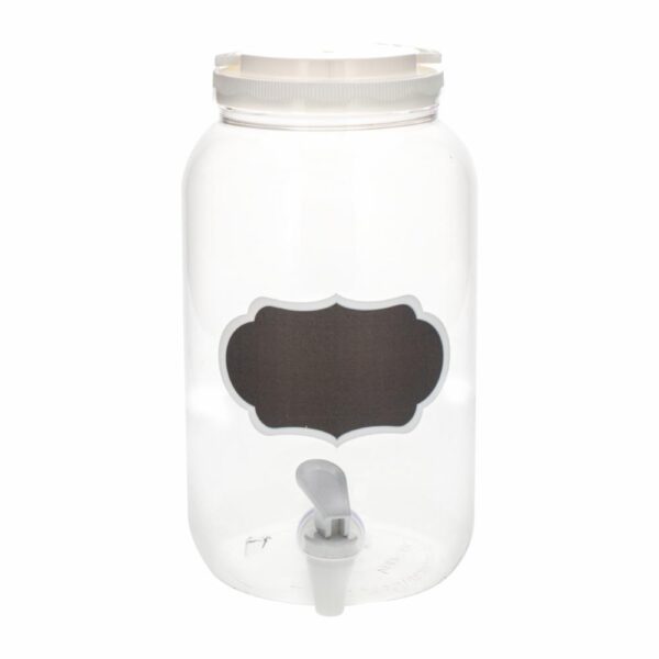 Dispensador De Bebidas Con Grifo Pizarra Y Base Blanca BANDEIRANTE Unidad - Imagen 2