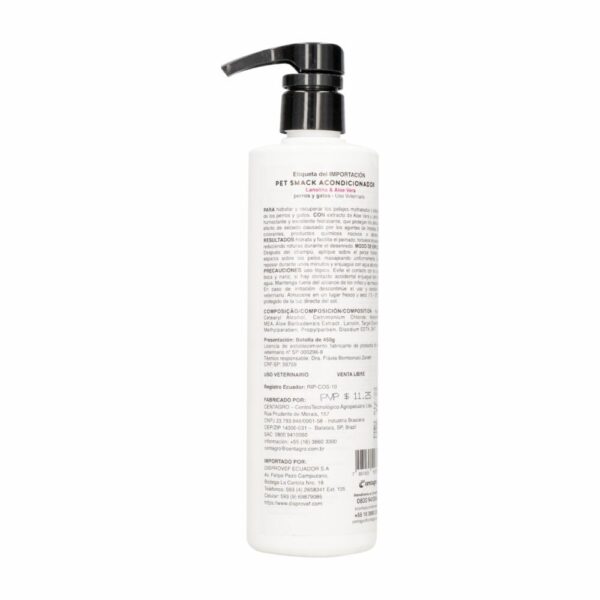 Acondicionador Para Mascota PET SMACK 450 Ml - Imagen 2