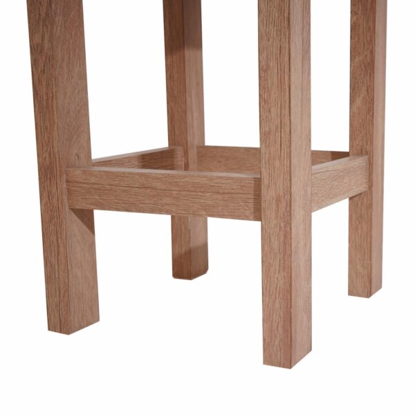 Banco Cuadrado Inovata Con Tapizado A38 MENEGHETTI Textil y Madera - Imagen 5