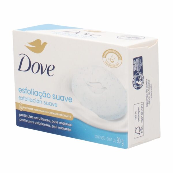 Jabón En Barra De Tocador Exfoliación Suave DOVE 90 G - Imagen 3