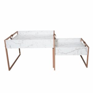 Conjunto Mesa De Centro Columbia Volakas METTA