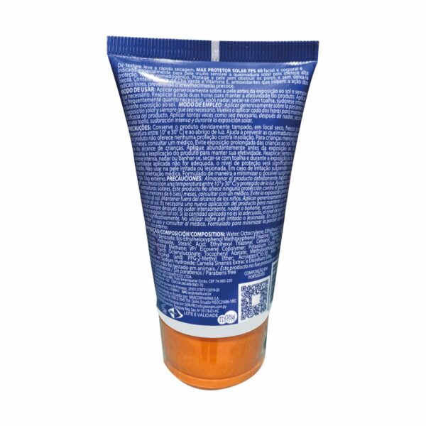 Protector Solar Corporal Con Vitamina E Y Té Verde Spf60 MAX 120 Ml - Imagen 2