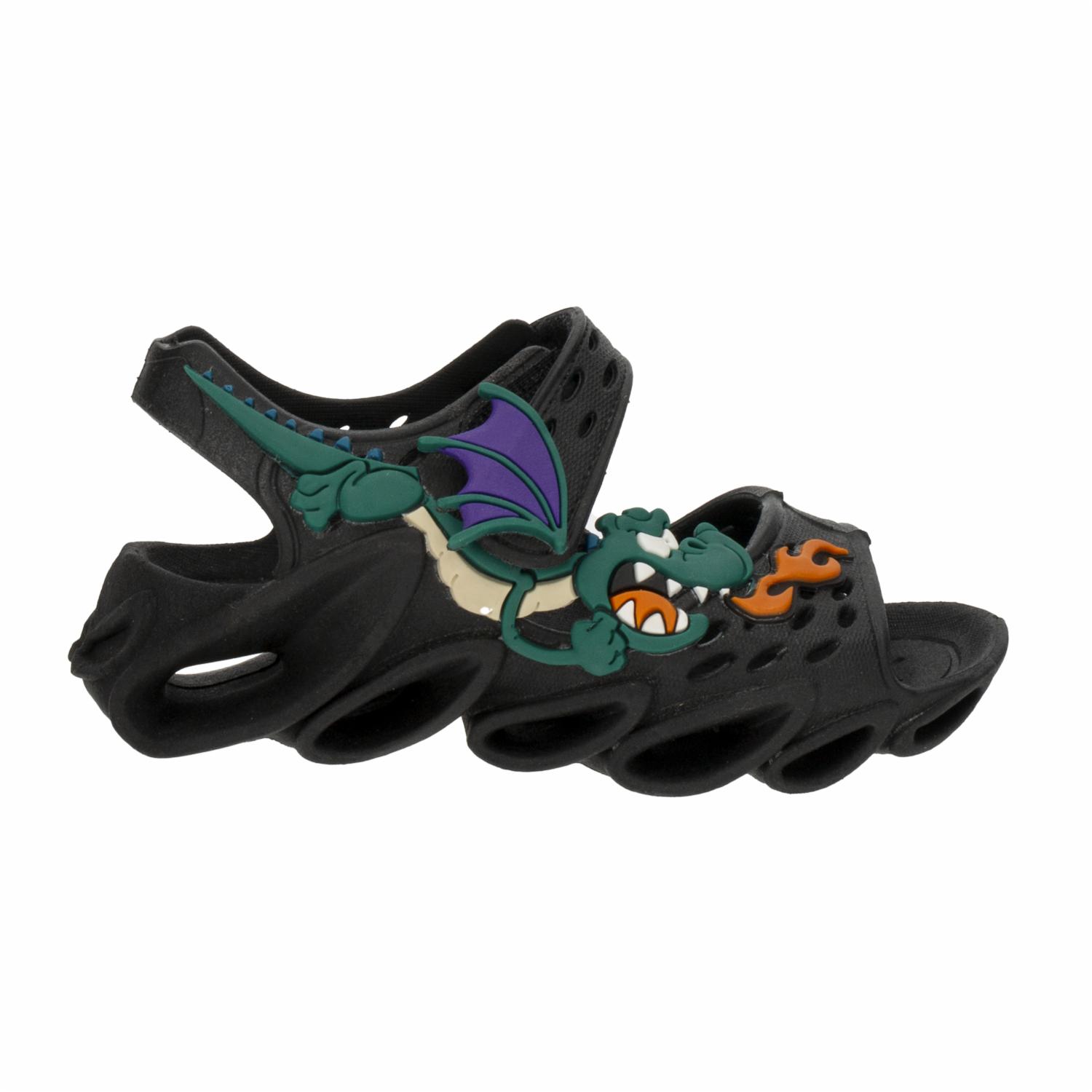 Sandalia Dragon Niño Negro PLUGT - Imagen 4
