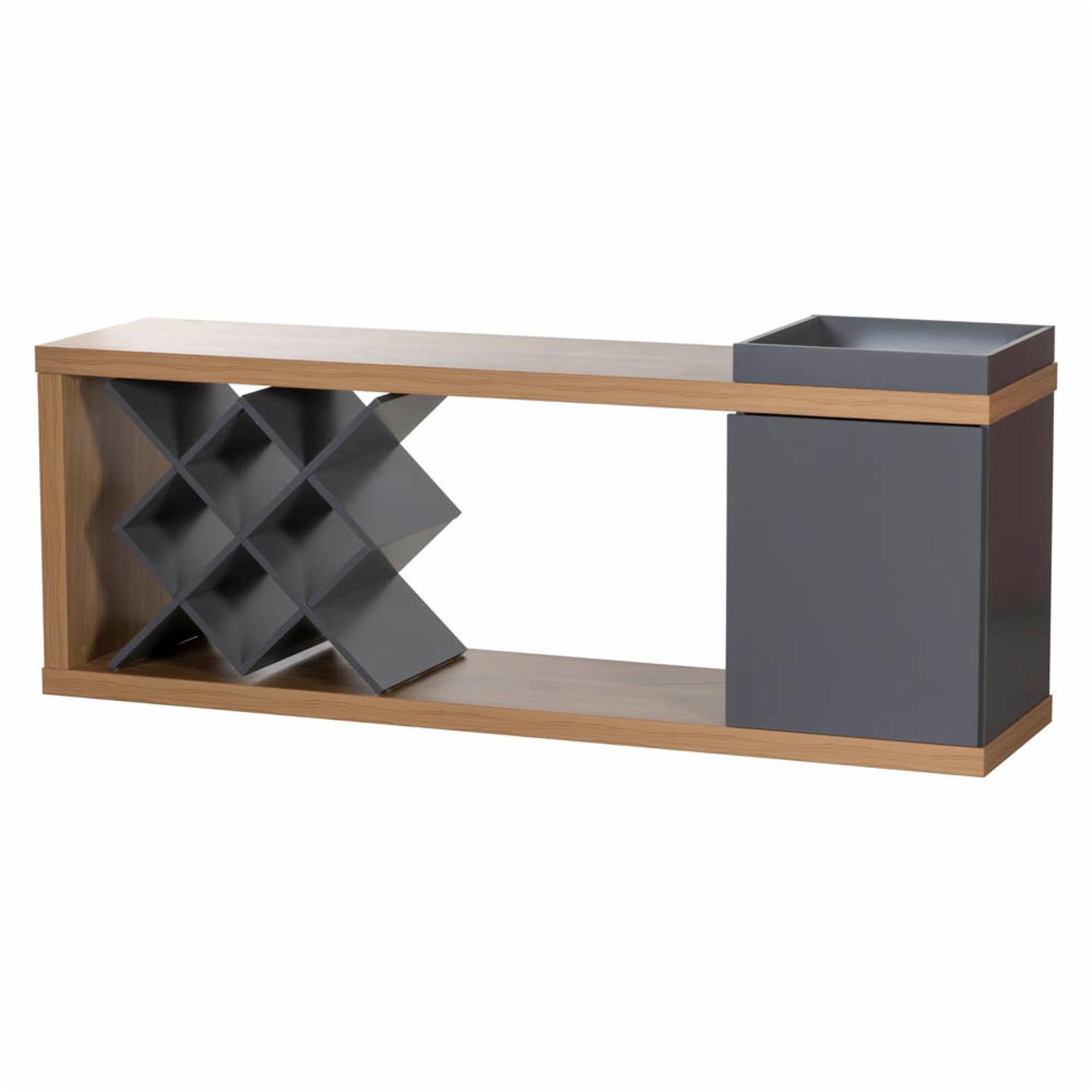 Rack De Tv Bar Madrid Roble ARTELY Para Tv de hasta 60" - Imagen 3