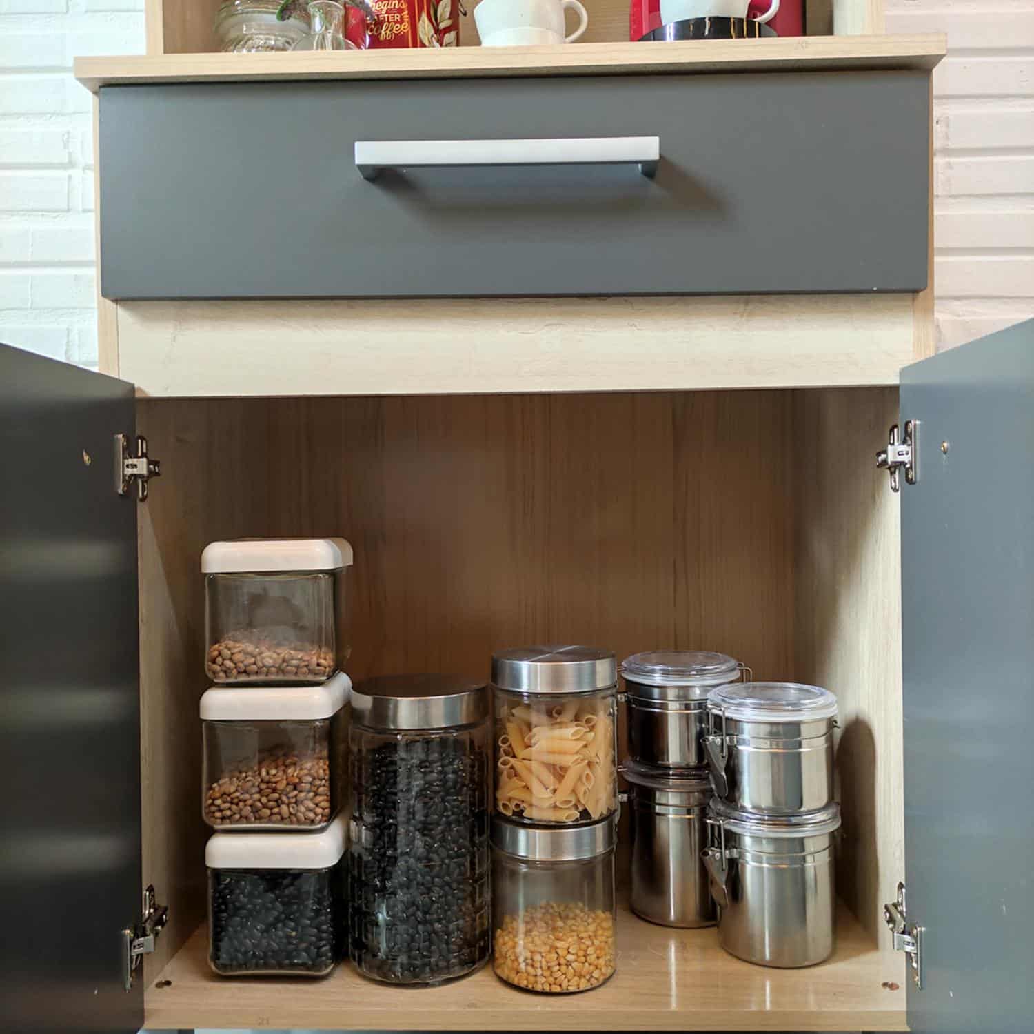 Mueble De Cocina 5 Puertas Y 1 Cajon Nogueira Blanco CASAMIA