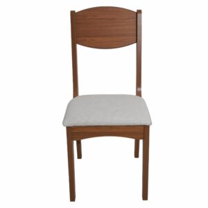 Silla De Comedor Freijó Con Asiento Tapizado DALLA COSTA