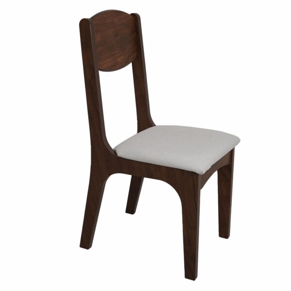 Silla De Comedor Nobre Con Asiento Tapizado DALLA COSTA - Imagen 2