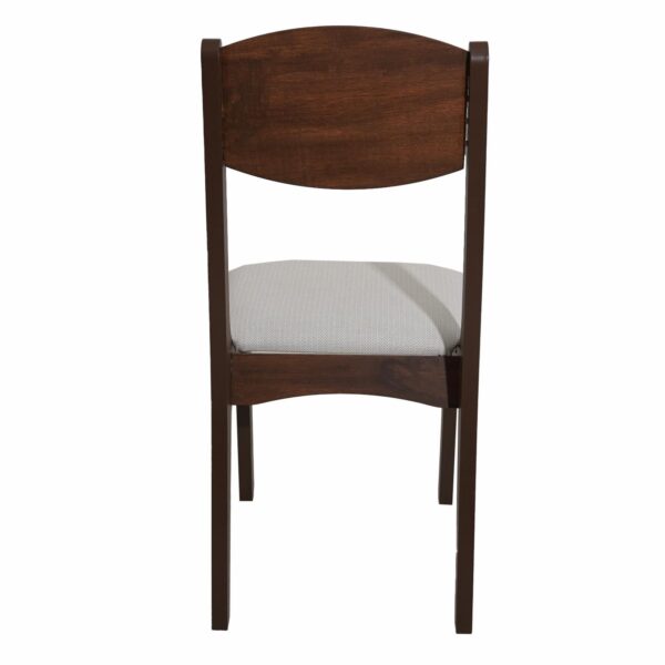 Silla De Comedor Nobre Con Asiento Tapizado DALLA COSTA - Imagen 4