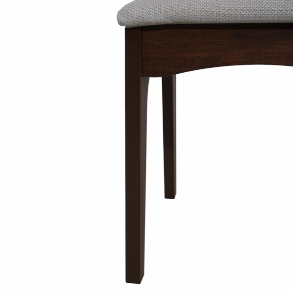Silla De Comedor Nobre Con Asiento Tapizado DALLA COSTA - Imagen 7
