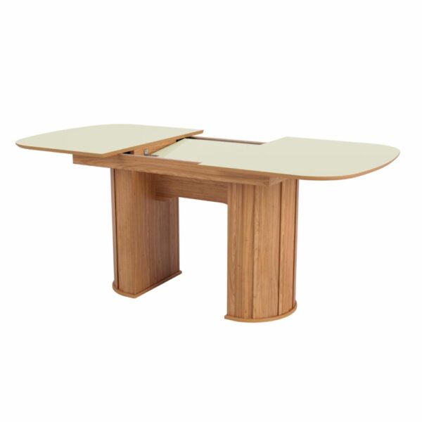 Mesa De Comedor Extensible DALLA COSTA MDF - Imagen 2