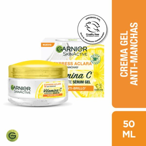 Gel-crema Facial Anti Manchas Con Vitamina C GARNIER L´ORÉAL 50 Ml