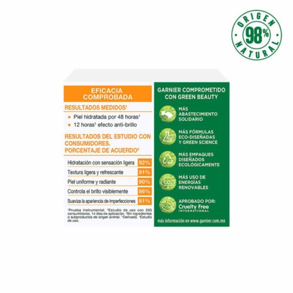 Gel-crema Facial Anti Manchas Con Vitamina C GARNIER L´ORÉAL 50 Ml - Imagen 8