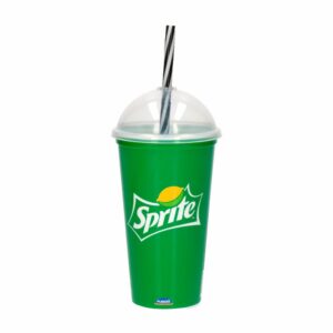 Vaso Plástico Shake Sprite Con Sorbete 500 Ml PLASUTIL 1133