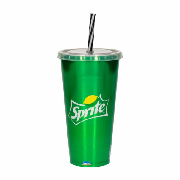Vaso Plástico Refrigerado Sprite Con Sorbete 700 Ml PLASUTIL 1134