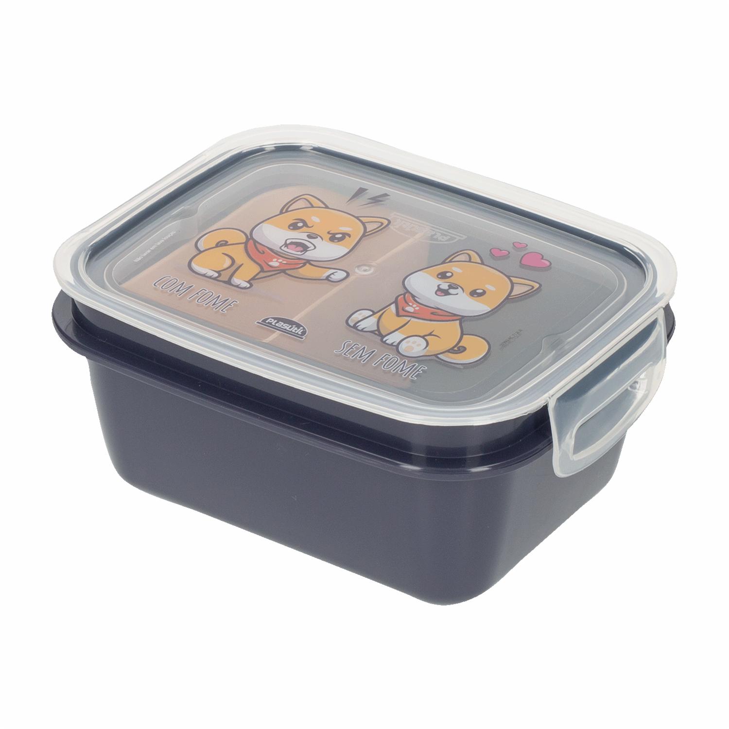 Porta Alimentos Con Divisiones Diseño Cute Pets FUN KIDS 630 Ml - Imagen 2