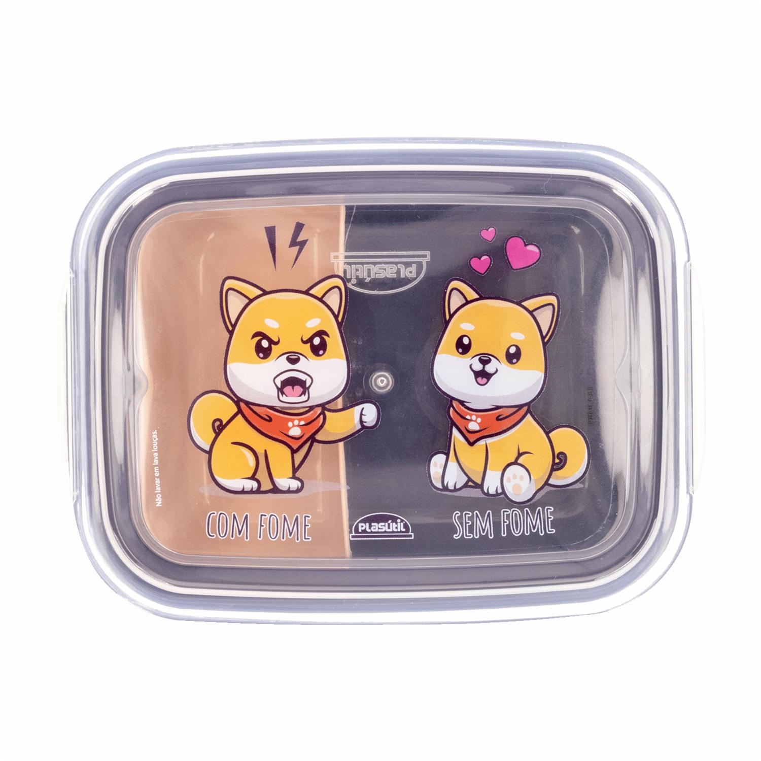 Porta Alimentos Con Divisiones Diseño Cute Pets FUN KIDS 630 Ml - Imagen 4