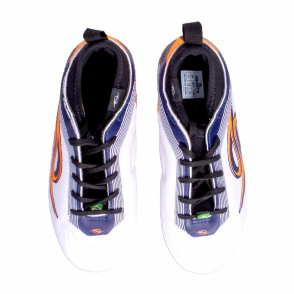 Zapato Pupos Bota Blanco Con Naranja DALPONTE - Imagen 2