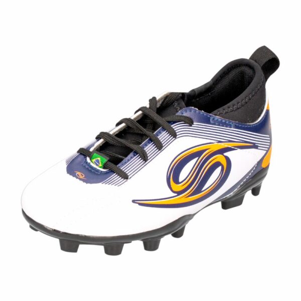 Zapato Pupos Bota Blanco Con Naranja DALPONTE - Imagen 5