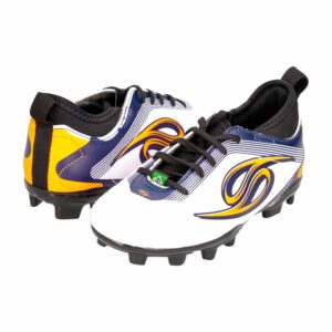 Zapato Pupos Bota Blanco Con Naranja DALPONTE