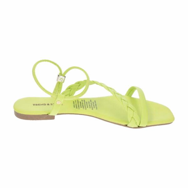Trenza Cruzada Verde Limón TREND & STYLE - Imagen 4