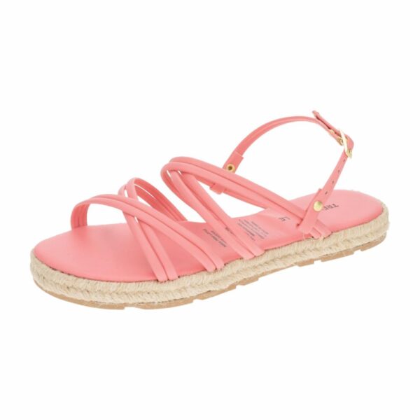 Sandalia Flat Suela Yute Coral TREND & STYLE - Imagen 5