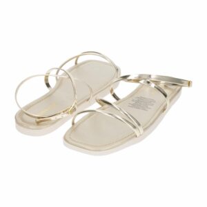 Sandalia Flat Correa Dorada TREND & STYLE