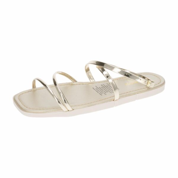 Sandalia Flat Correa Dorada TREND & STYLE - Imagen 5