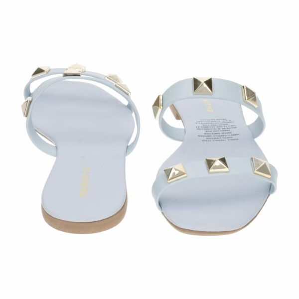 Zapato Flat Taches Celeste - Imagen 3