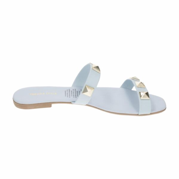 Zapato Flat Taches Celeste - Imagen 4