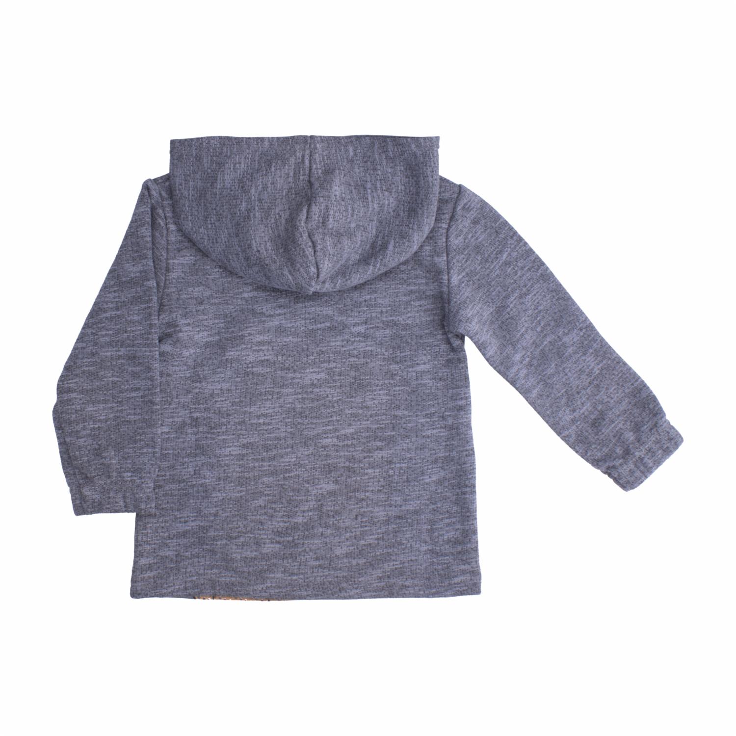 Conjunto Buzo Capucha Y Pantalón Gris Oscuro KAMYLUS - Imagen 4