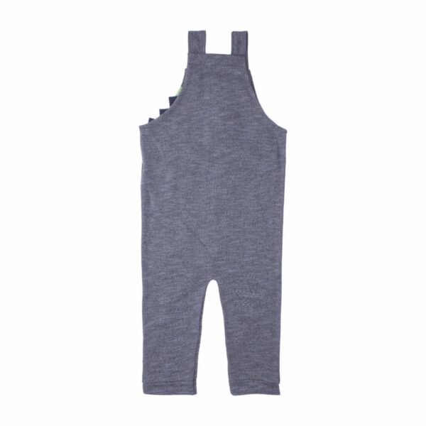 Conjunto Camiseta Manga Larga Y Jardinera Gris Oscuro KAMYLUS - Imagen 3