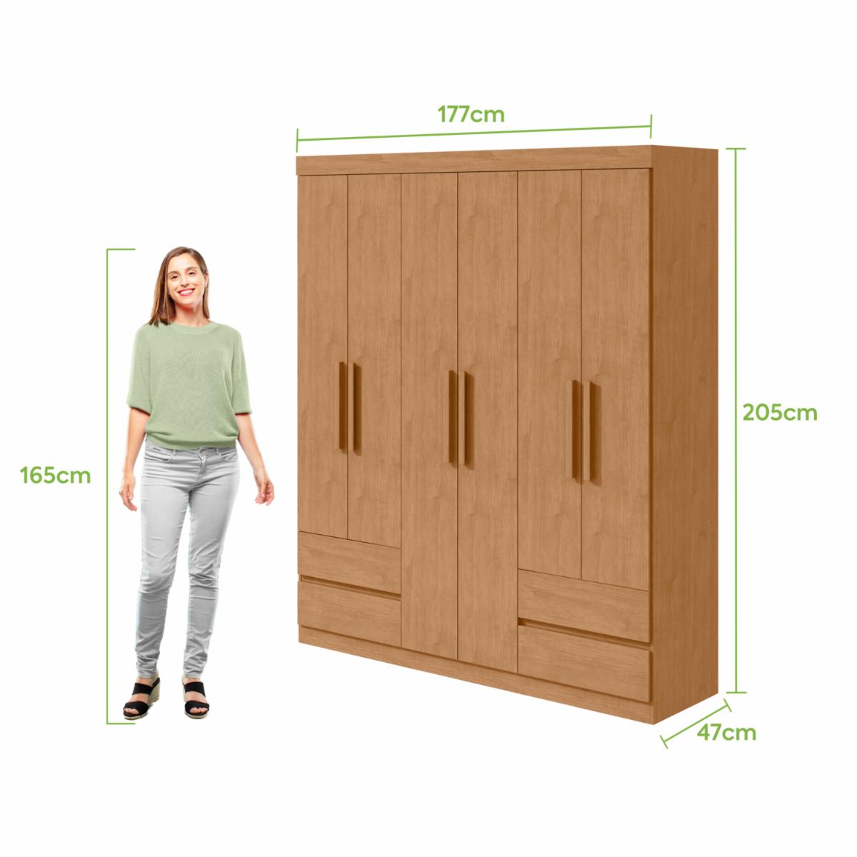 Ropero Zeus LOPAS 6 Puertas