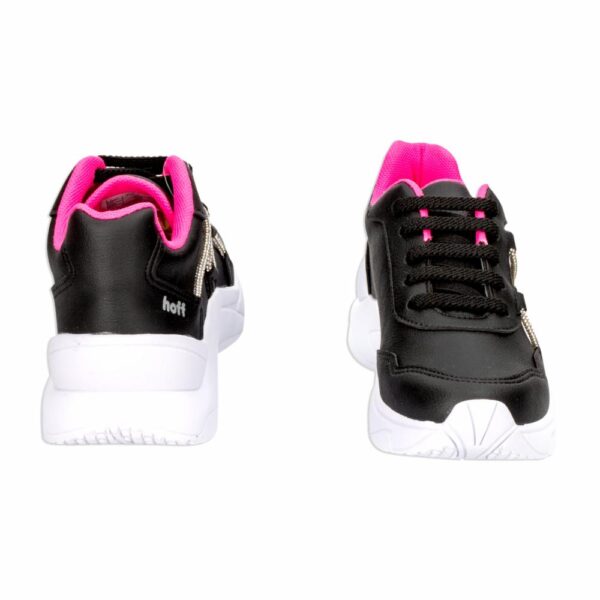 Zapato Deportivo Cordón Brillo Negro HOFF - Imagen 3