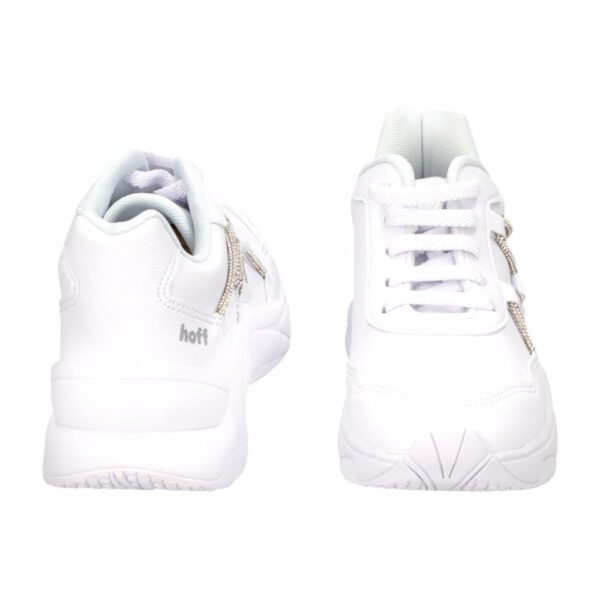 Zapato Deportivo Cordón Brillo Blanco HOFF - Imagen 3