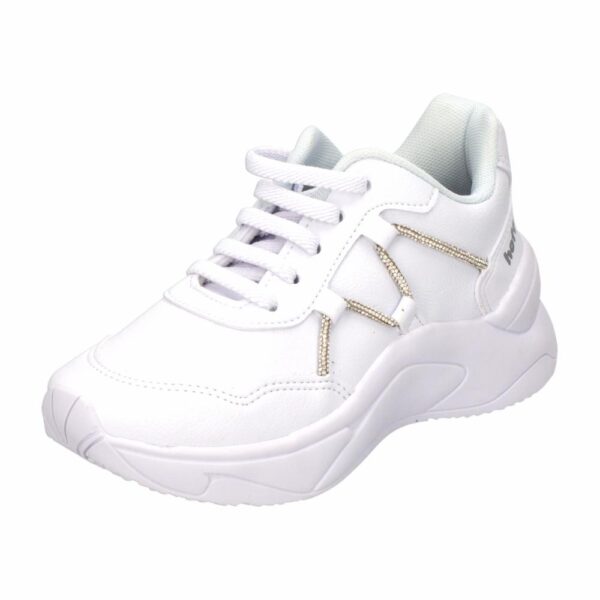 Zapato Deportivo Cordón Brillo Blanco HOFF - Imagen 5