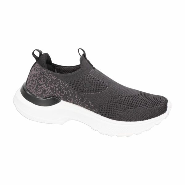Zapato Deportivo Gris Con Negro TOP KIDS - Imagen 4
