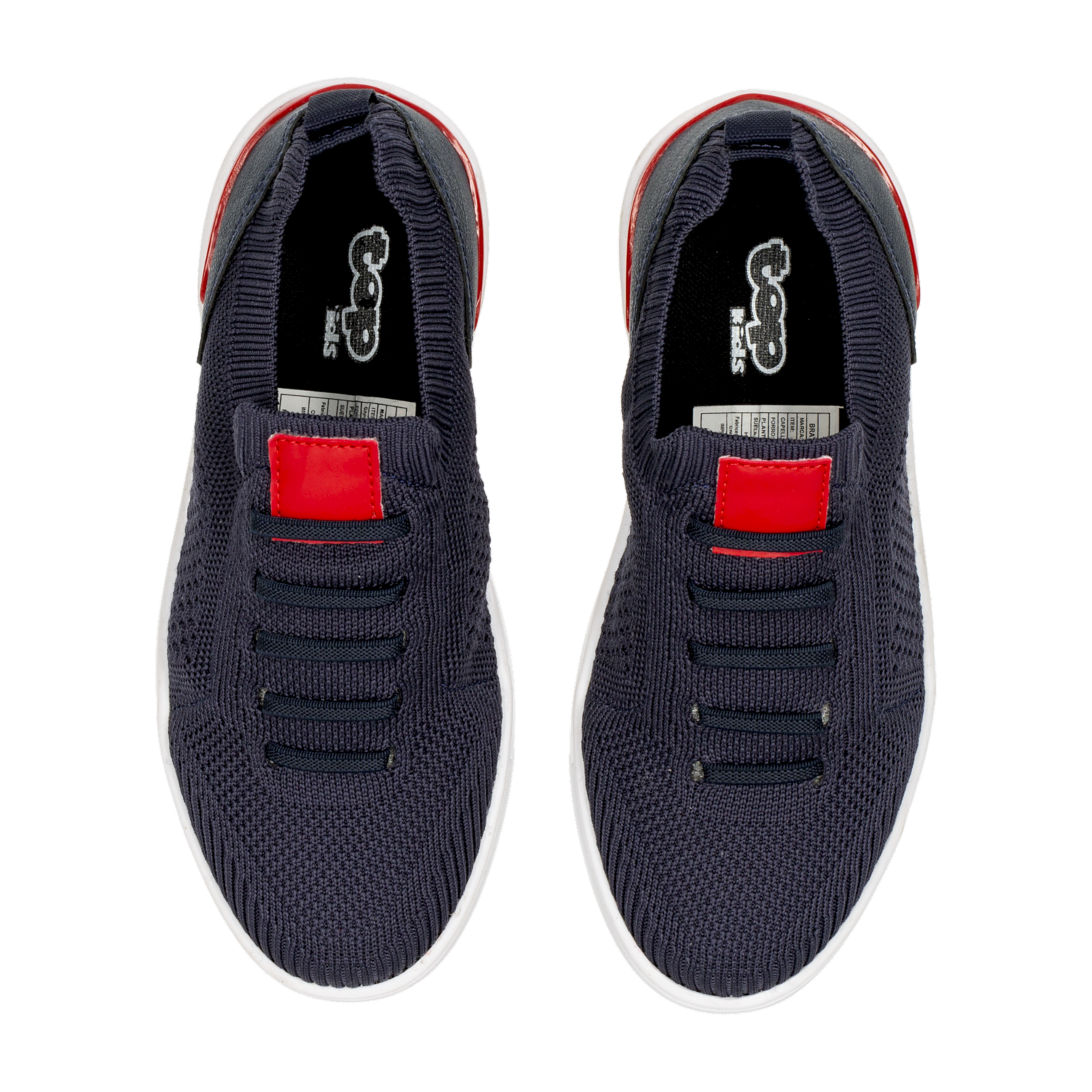 Zapatos Urbano Azul Con Cordón Elástico TOP KIDS