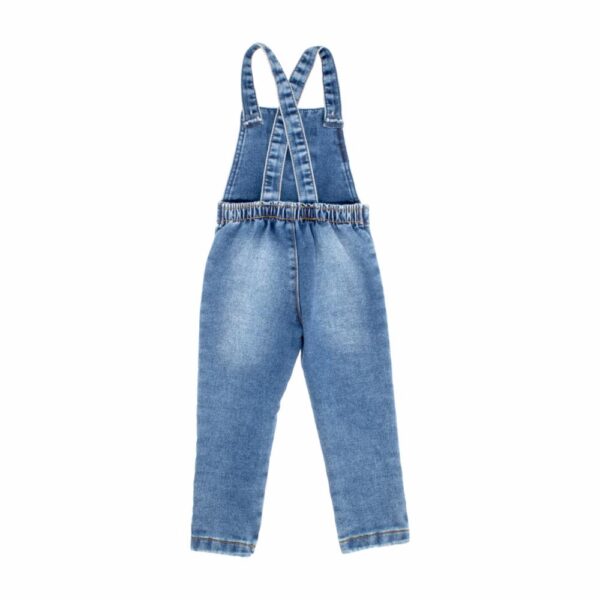 Conjunto Camiseta Manga Larga Y Jardinera Denim MUNDI - Imagen 3