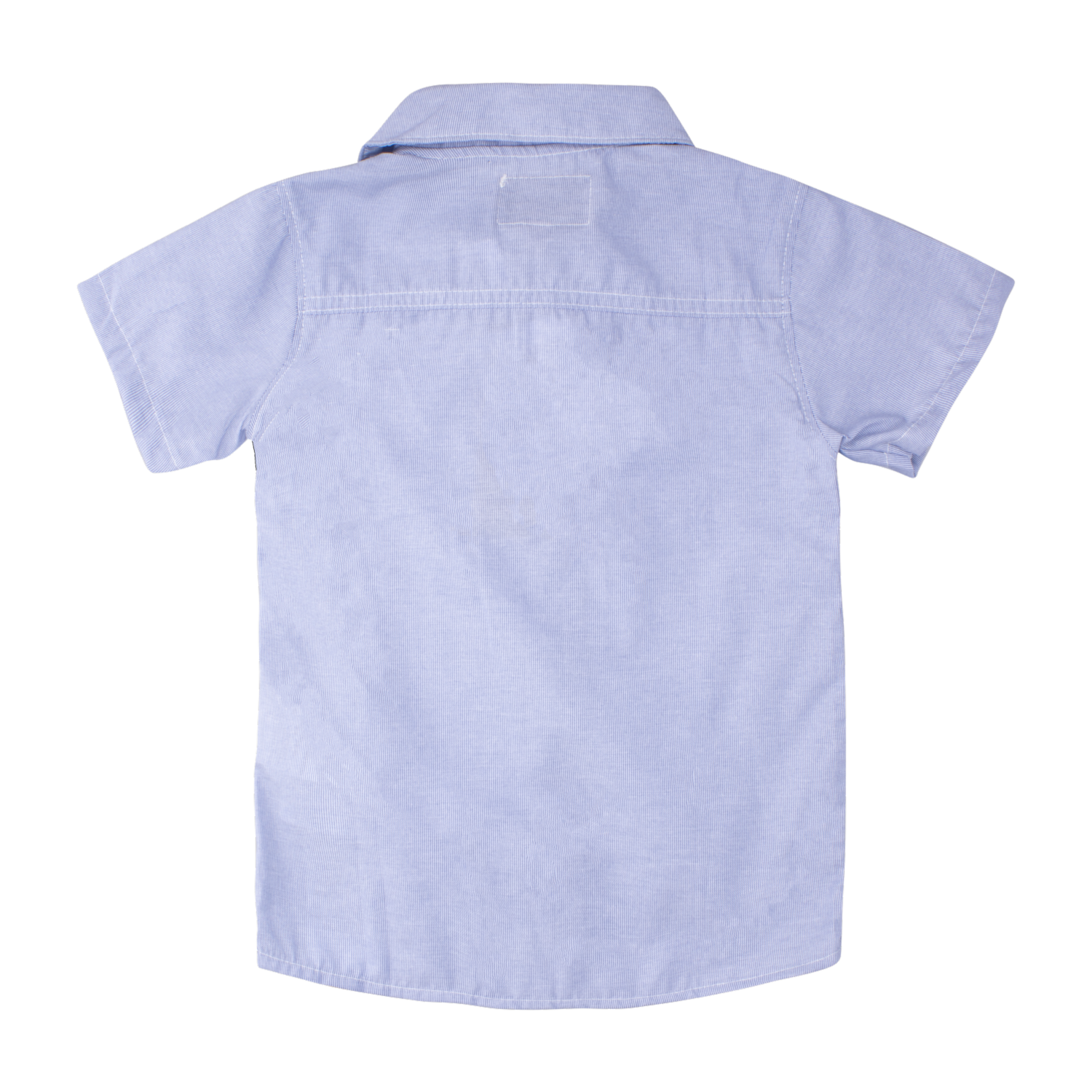 Conjunto Camisa Manga Corta Celeste Y Short Café MUNDI