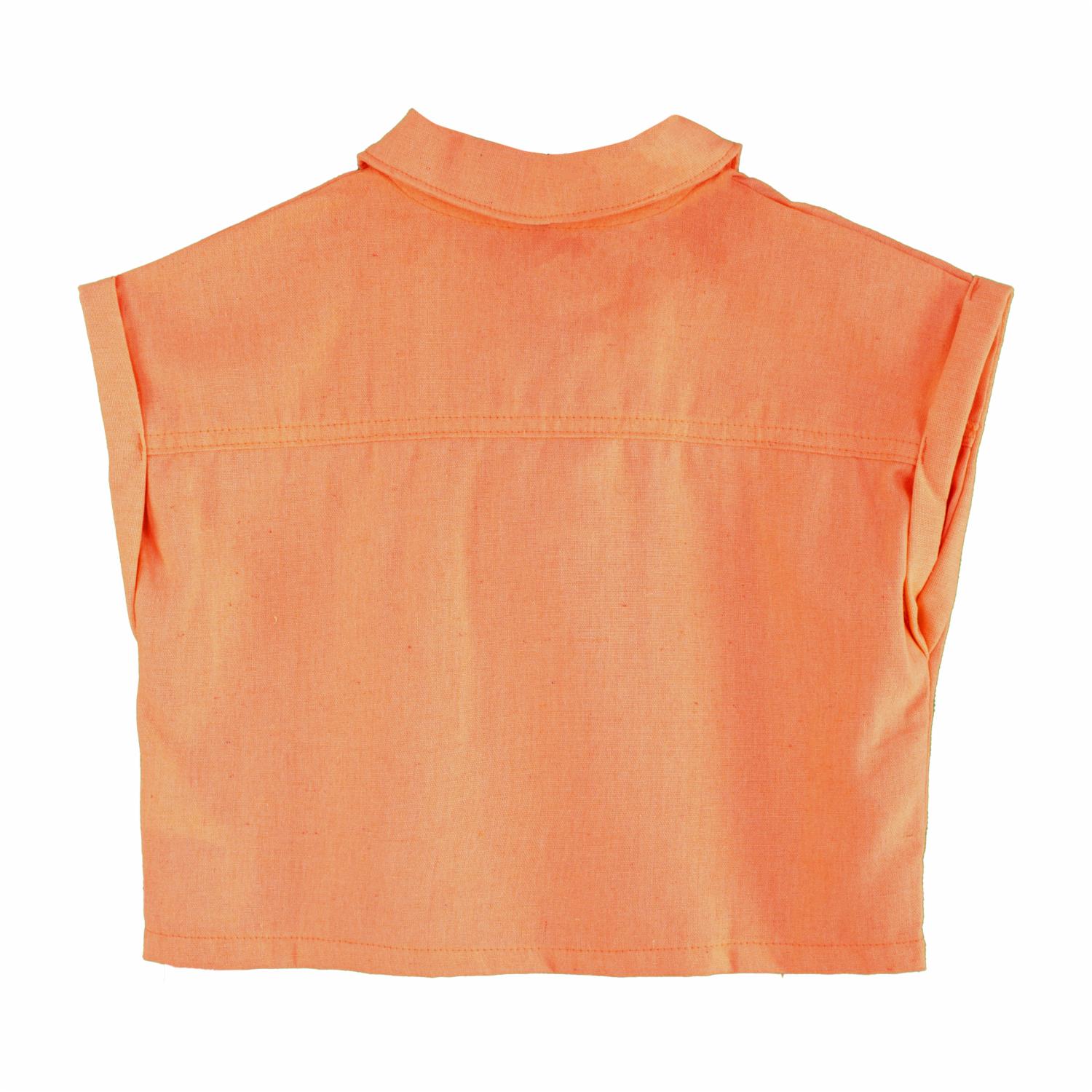 Conjunto Camisa Manga Corta Y Short Rosado MUNDI - Imagen 4