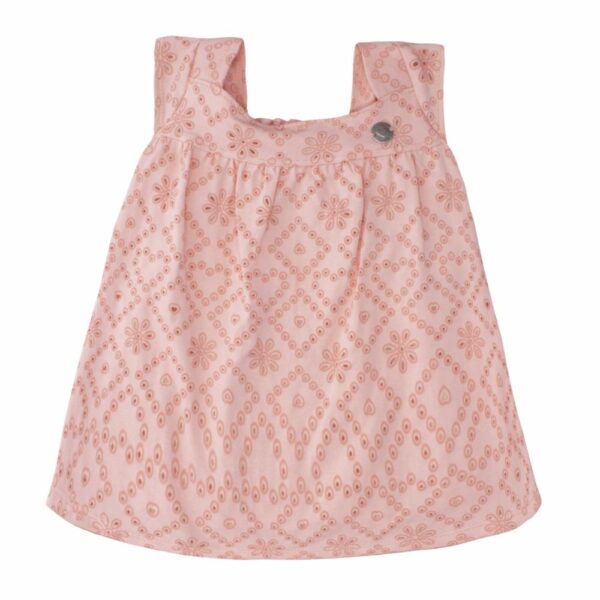 Conjunto Sin Mangas Y Short Rosado MUNDI - Imagen 2