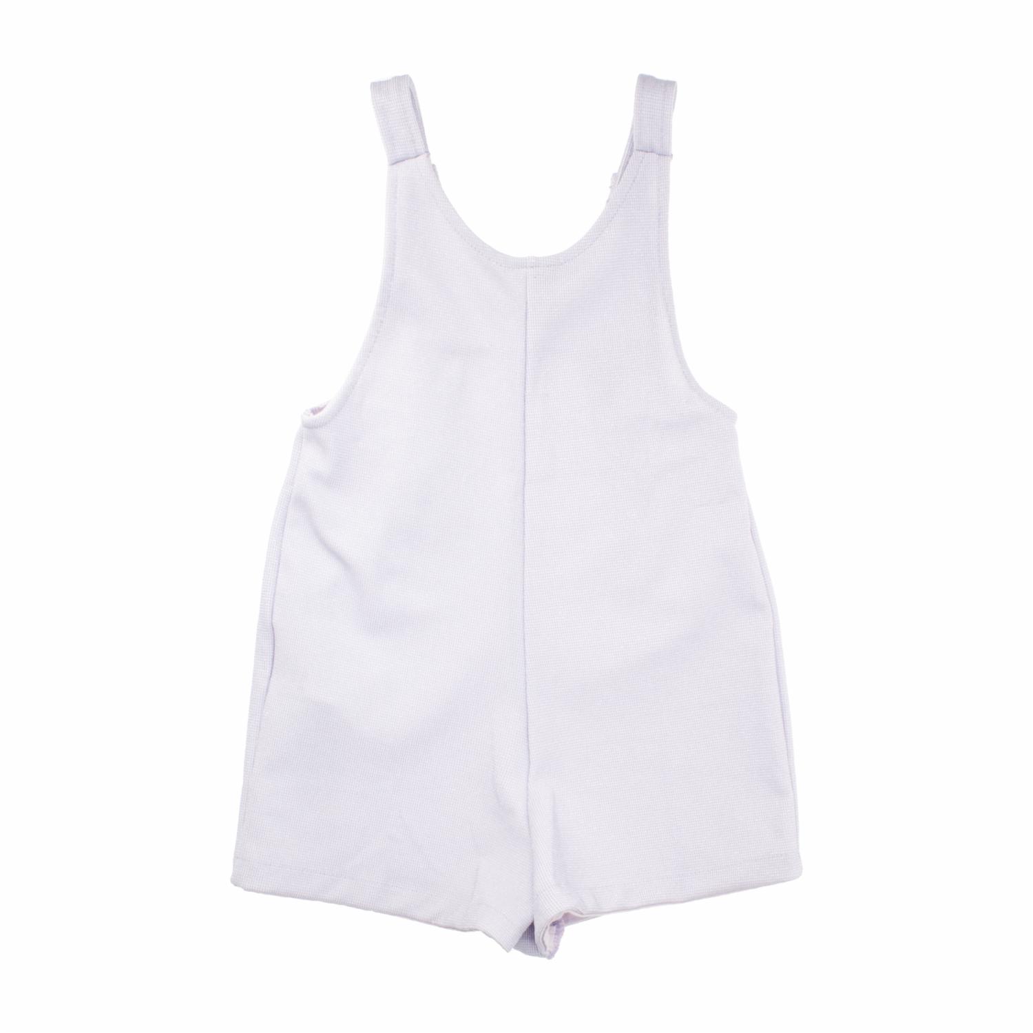 Conjunto Blusa Manga Corta Y Jardinera Lila MUNDI - Imagen 4