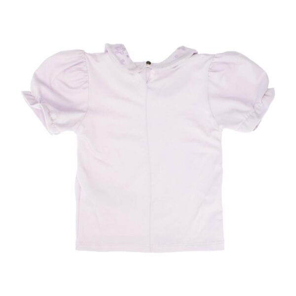 Conjunto Blusa Manga Corta Y Jardinera Lila MUNDI - Imagen 5