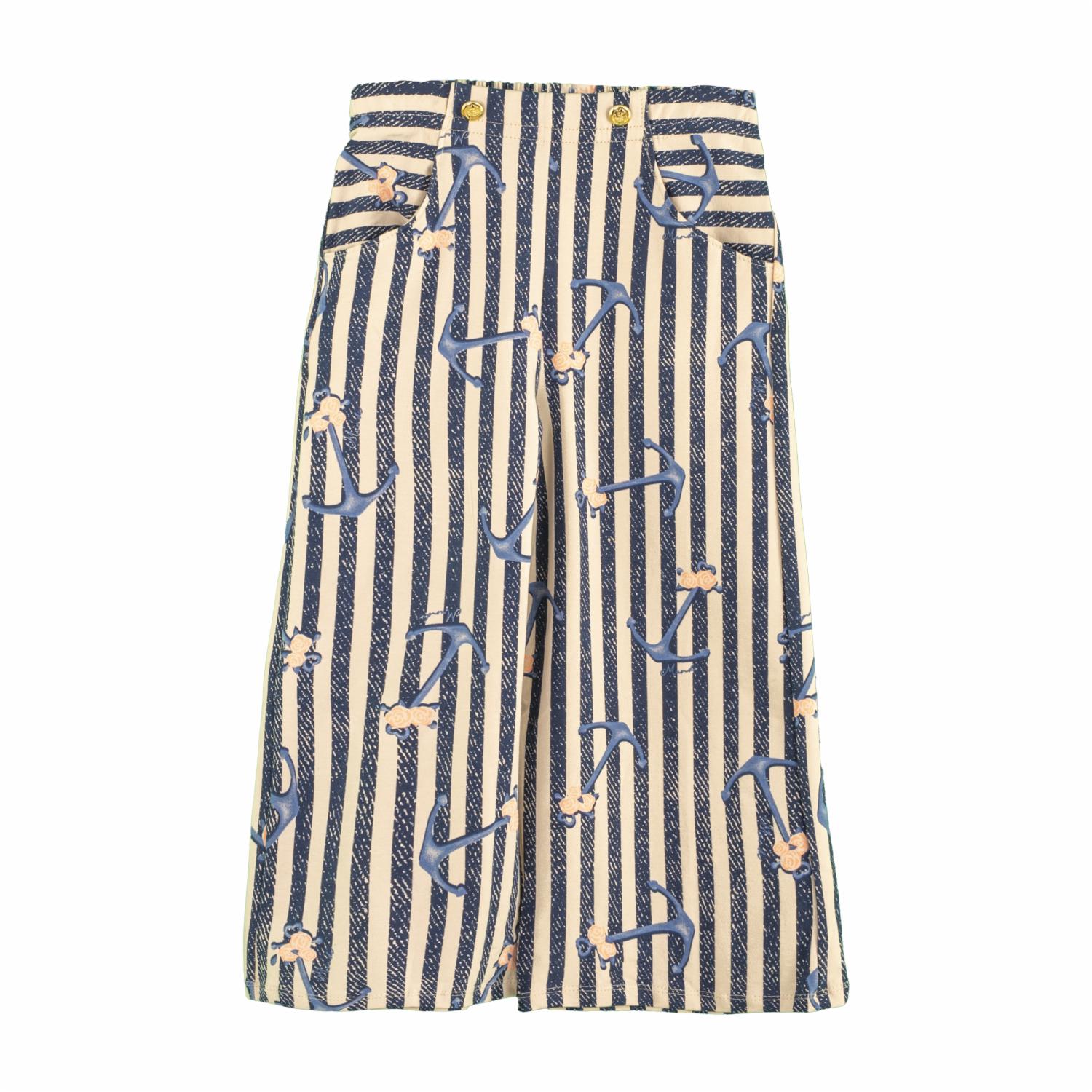 Conjunto Blusa Manga Corta Y Pantalón Azul MUNDI - Imagen 3