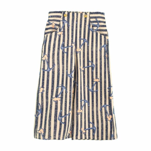 Conjunto Blusa Manga Corta Y Pantalón Azul MUNDI