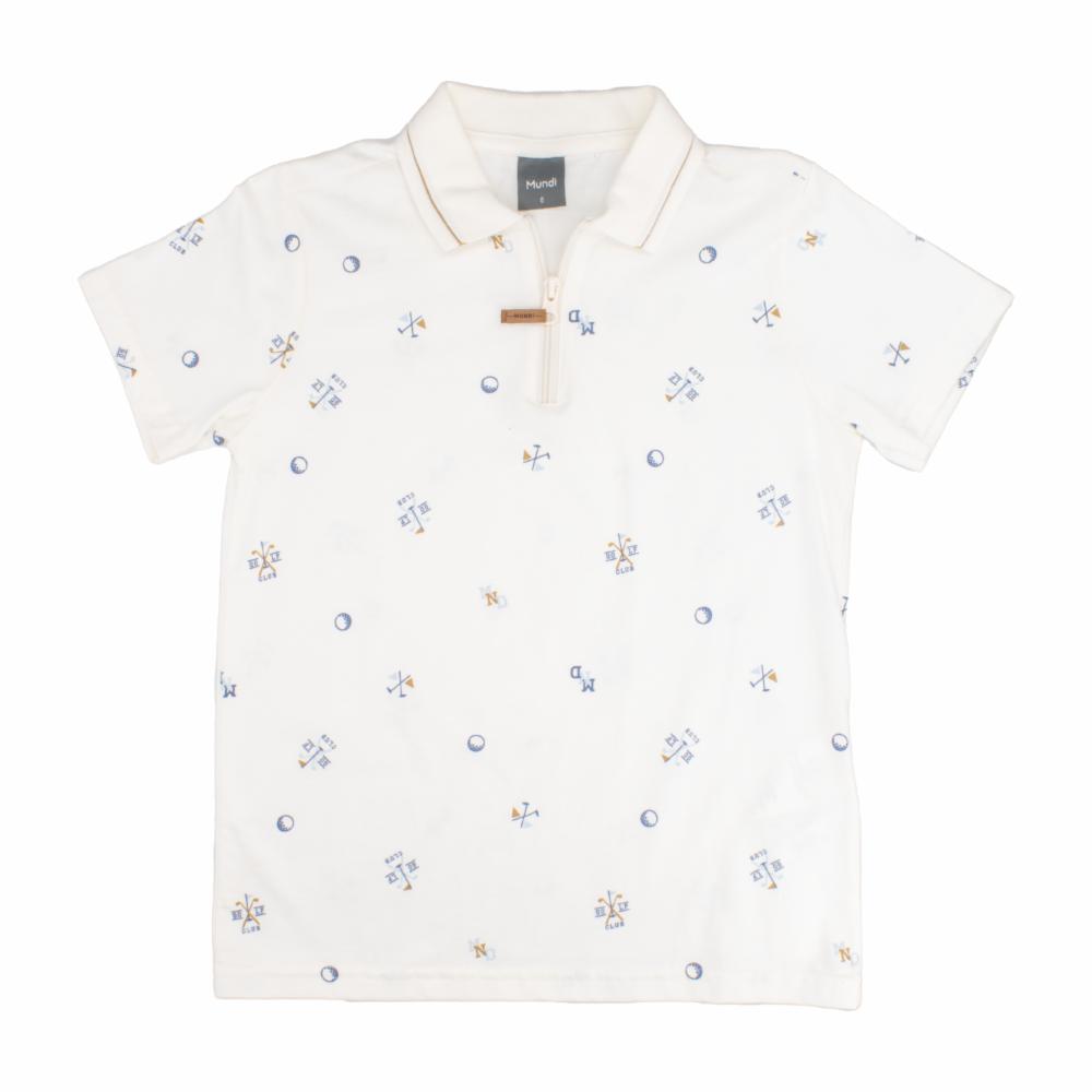 Conjunto Polo Manga Corta Y Bermuda Marfil MUNDI - Imagen 2