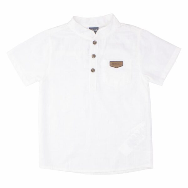 Conjunto Camisa Manga Corta Y Bermuda Marfil MUNDI - Imagen 2