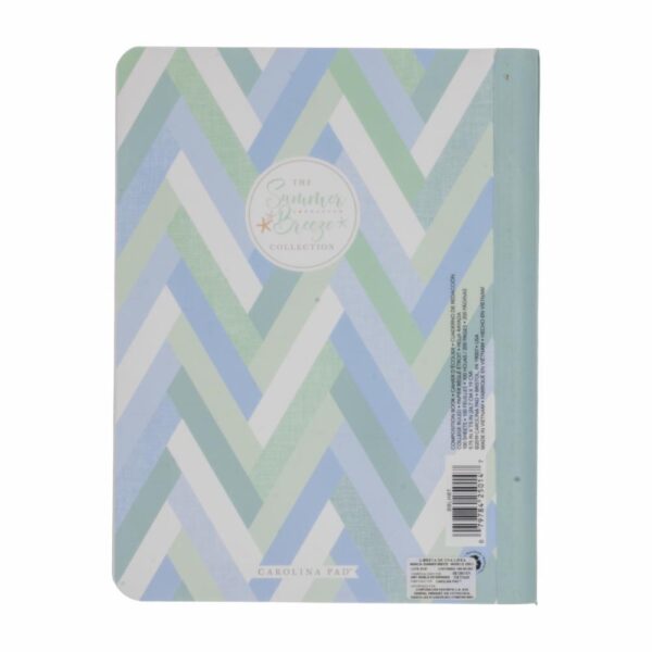Libreta Composición A Rayas De Colores SUMMER Unidad - Imagen 2