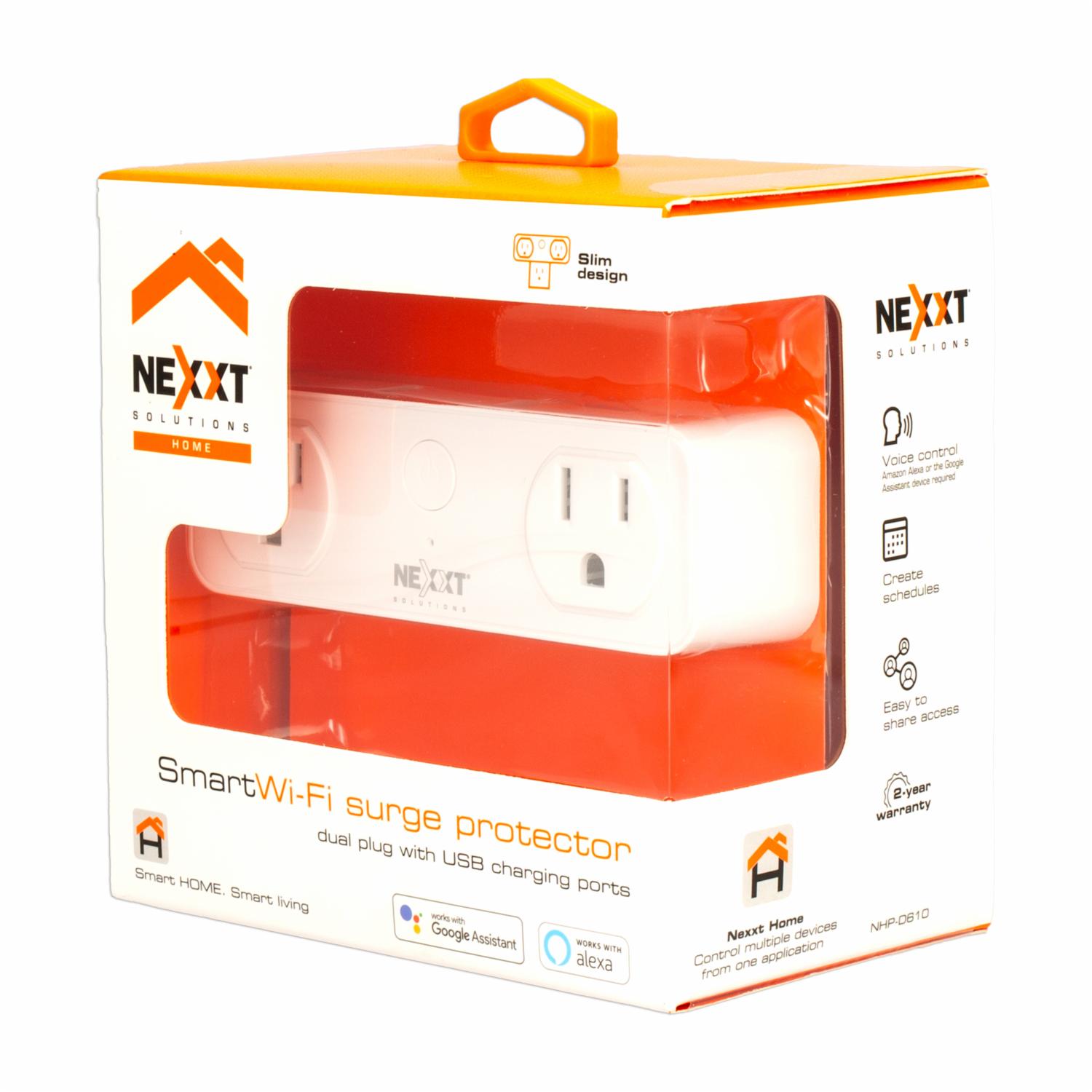 Protector De Tomacorriente Smart Wi-Fi NEXXT 120 v